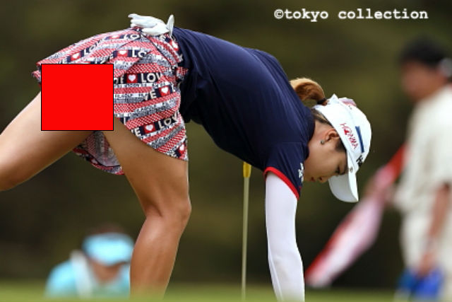 【画像】 女子ゴルフ、イ・ボミのパンツが丸見えに・・・勃起するわ（※画像あり）